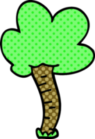 árbol de garabato de dibujos animados png