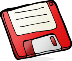 cartoon old computer disk png