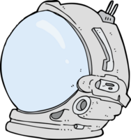 casque d'astronaute de dessin animé png
