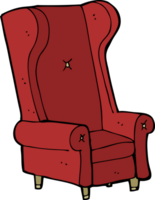 vieille chaise de dessin animé png