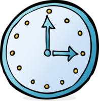 símbolo de reloj de dibujos animados png