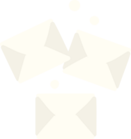 conjunto de envelopes selados png