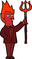 cartoon devil with pitchfork png