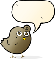 funny cartoon bird with speech bubble png