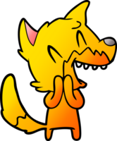 fox cartoon character png