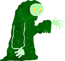 fantasia de halloween assustador de desenho animado png