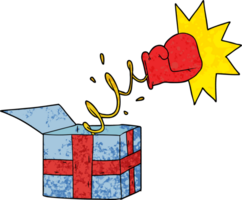 trick present with boxing glove png