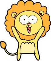 happy cartoon lion png