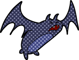 murciélago espeluznante de dibujos animados png