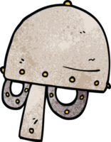 cartoon doodle viking helm png