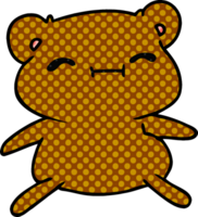 cartone animato illustrazione kawaii carino orsacchiotto orso png