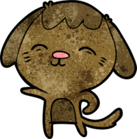 perro feliz de dibujos animados png