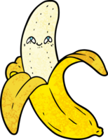 cartoon crazy happy banana png