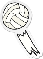 sticker of a cartoon soccer ball png