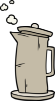 cartoon old style kettle png