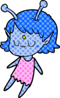 fille extraterrestre de dessin animé png