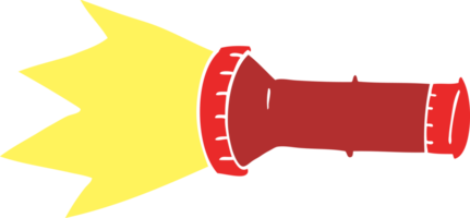 tecknad doodle elektrisk ficklampa png