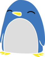 mano disegnato cartone animato scarabocchio di un' carino pinguino png