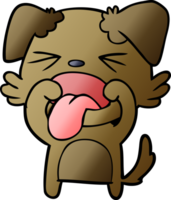 cartoon disgusted dog png