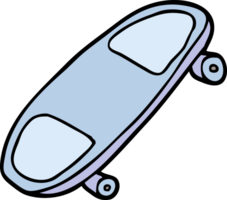 cartoon doodle skate board png