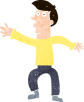 desenho animado atingindo o homem png