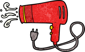 cartoon electric hairdryer png