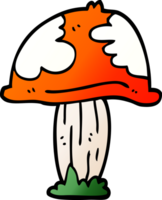 caricatura, garabato, venenoso, toadstool png