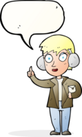 cartoon air force woman with speech bubble png
