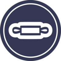 rolling pin circular icon symbol png