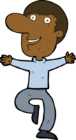 cartoon happy man png