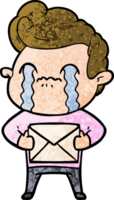 cartoon man crying png