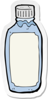 sticker of a cartoon water bottle png