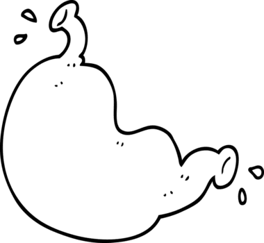 Strichzeichnung Cartoon Orgel png