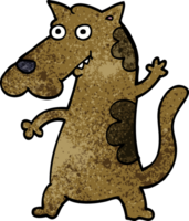 perro garabato de dibujos animados png