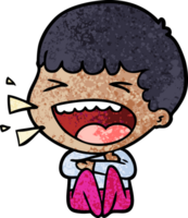 cartoon laughing man png