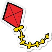 sticker of a cartoon kite png