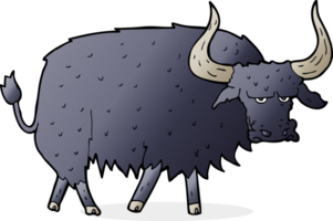 cartoon annoyed hairy ox png