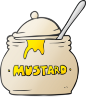 drawn cartoon mustard pot png