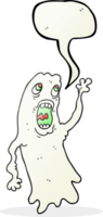 disegnato discorso bolla cartone animato fantasma png