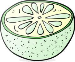 gezeichnet Karikatur Hälfte Melone png