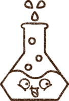 vetenskap experiment träkol ritning png