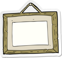 sticker of a cartoon picture frame png