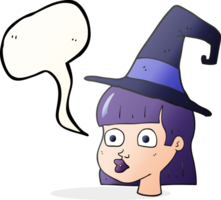 drawn speech bubble cartoon witch png