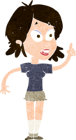 cartoon woman asking question png