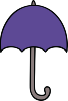 cute cartoon of a open umbrella png