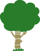 árbol de garabato de dibujos animados png