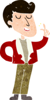 cartoon cool guy snapping fingers png