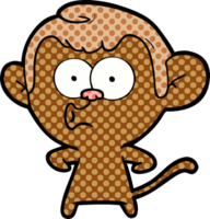 cartoon hooting monkey png