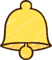 dessin à la craie de cloche png