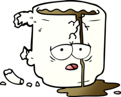 cartoon broken mug png